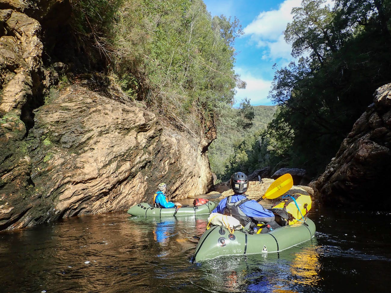 Packrafting Tasmania