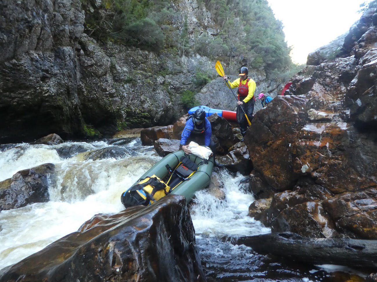 Packrafting Tasmania