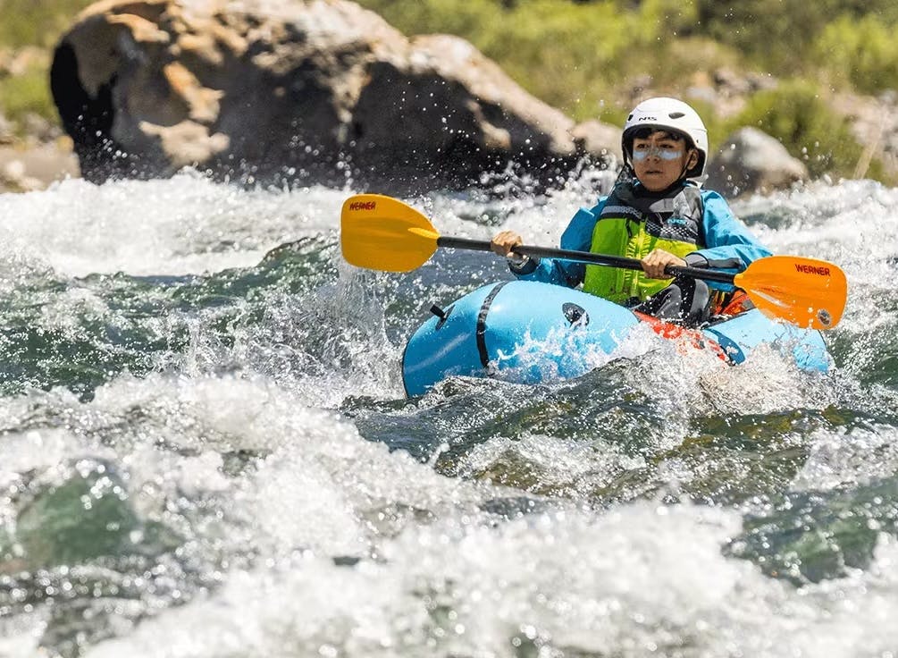 Person kayaking