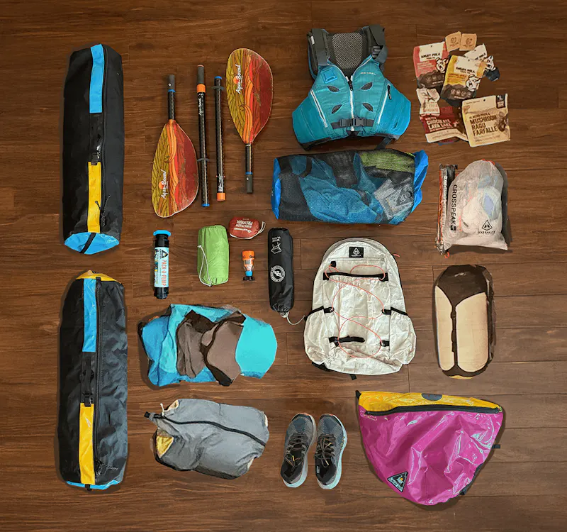 Gear for the trip! See the full list at the link.