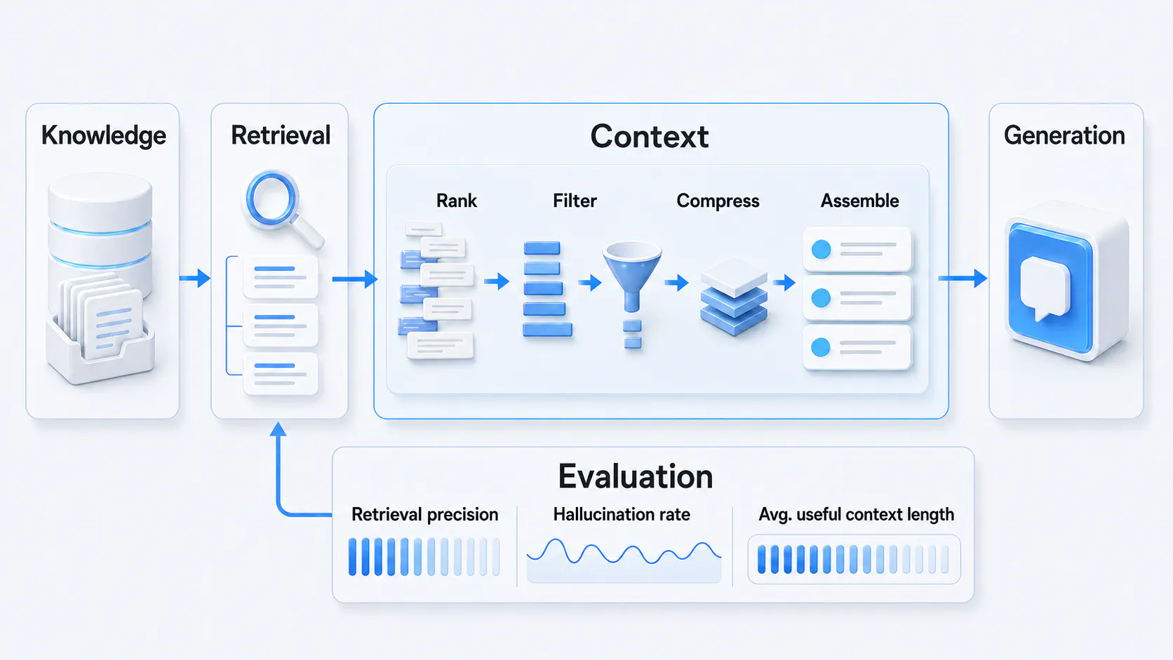 RAG context engineering pipeline diagram