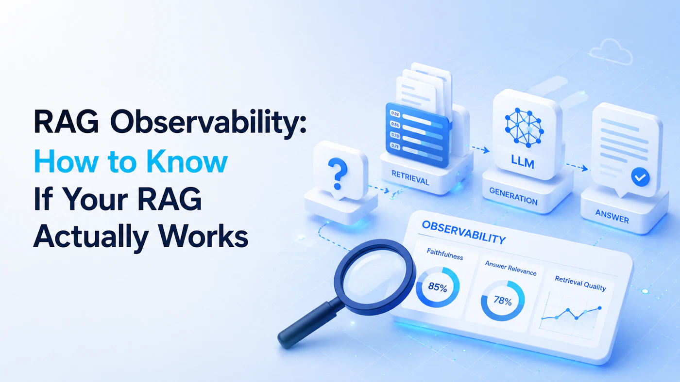 RAG Observability: How to Know If Your RAG Actually Works thumbnail