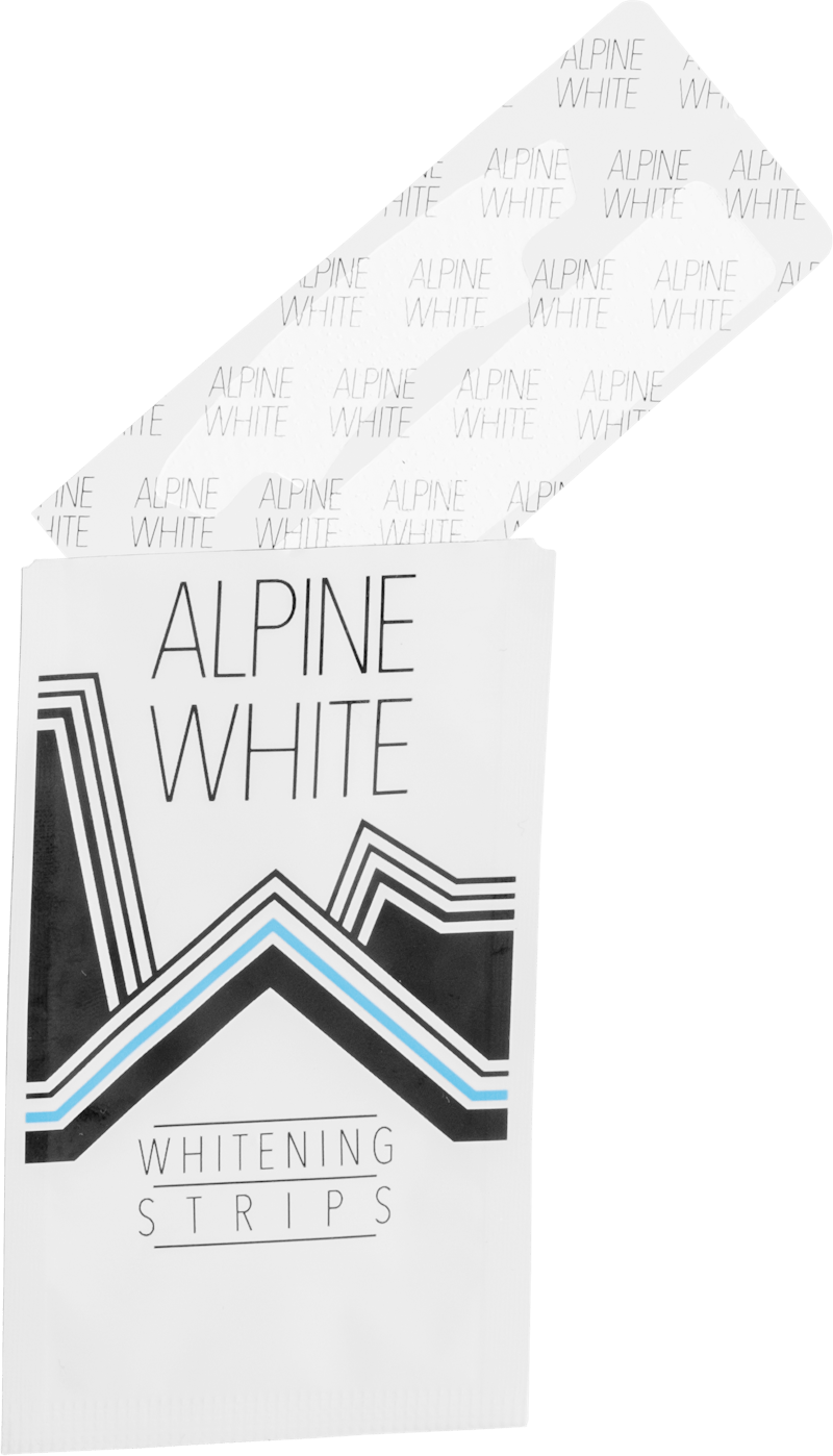 Alpine White Whitening Strips Product Shot