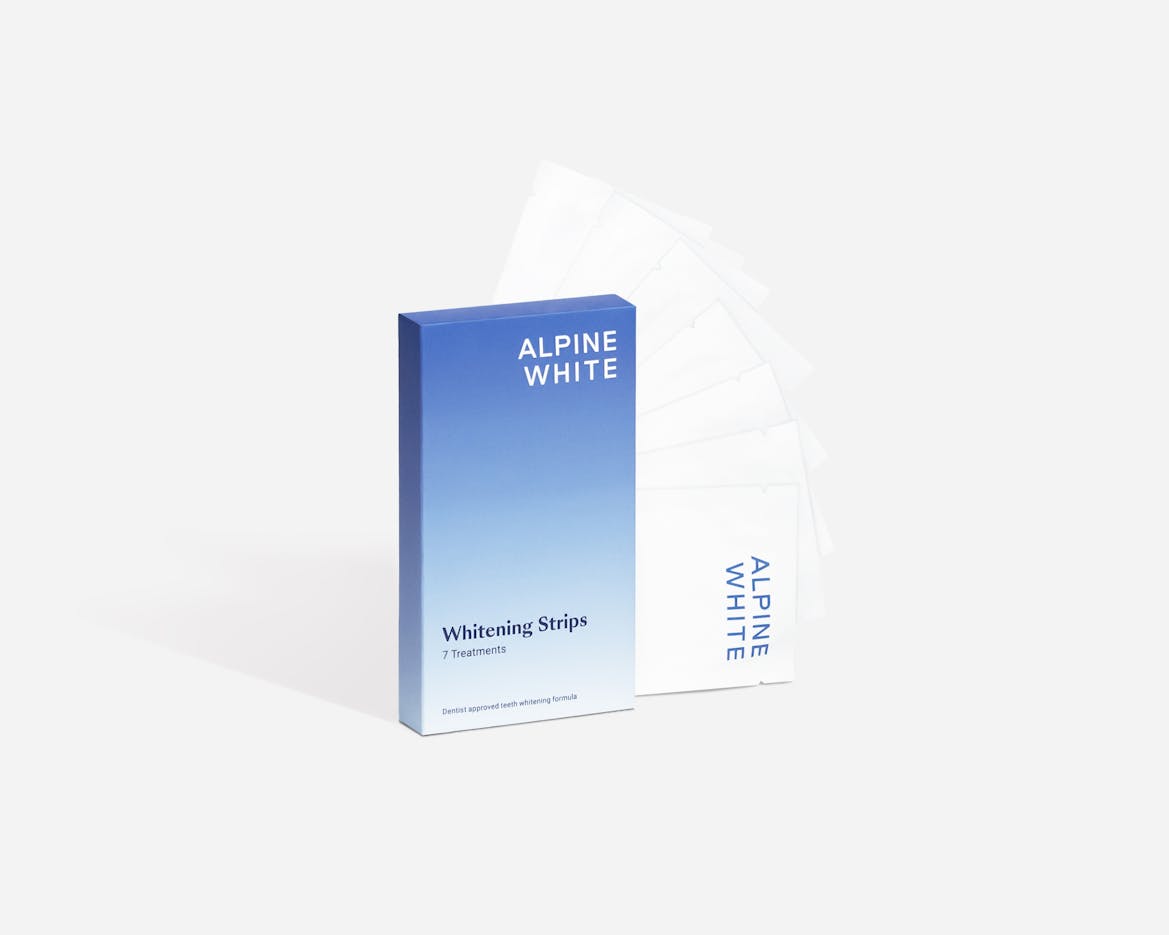 alpine white, hygiène dentaire, dents saines, bandes de blanchiment, alpine white studio