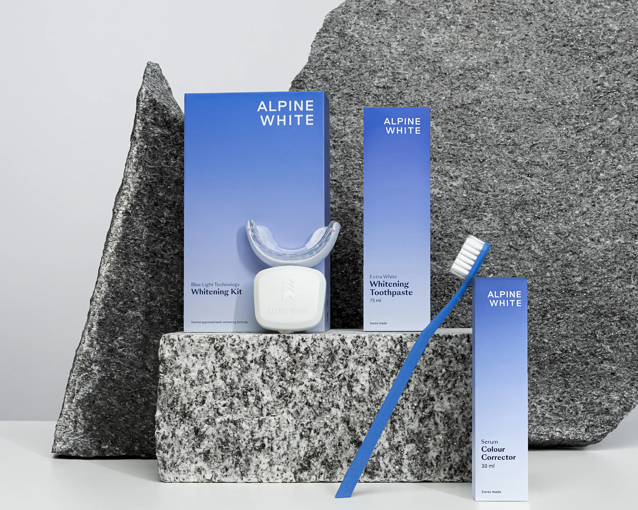 Bright Smile Routine | Set for healthy and white teeth | ALPINE WHITE