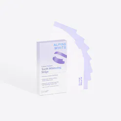 Whitening Strips, Colour Correct, Purple Whitening Strips, Zahnaufhellungsstreifen, Alpine White, Bleaching