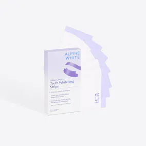 Whitening Strips, Colour Correct, Purple Whitening Strips, Zahnaufhellungsstreifen, Alpine White, Bleaching
