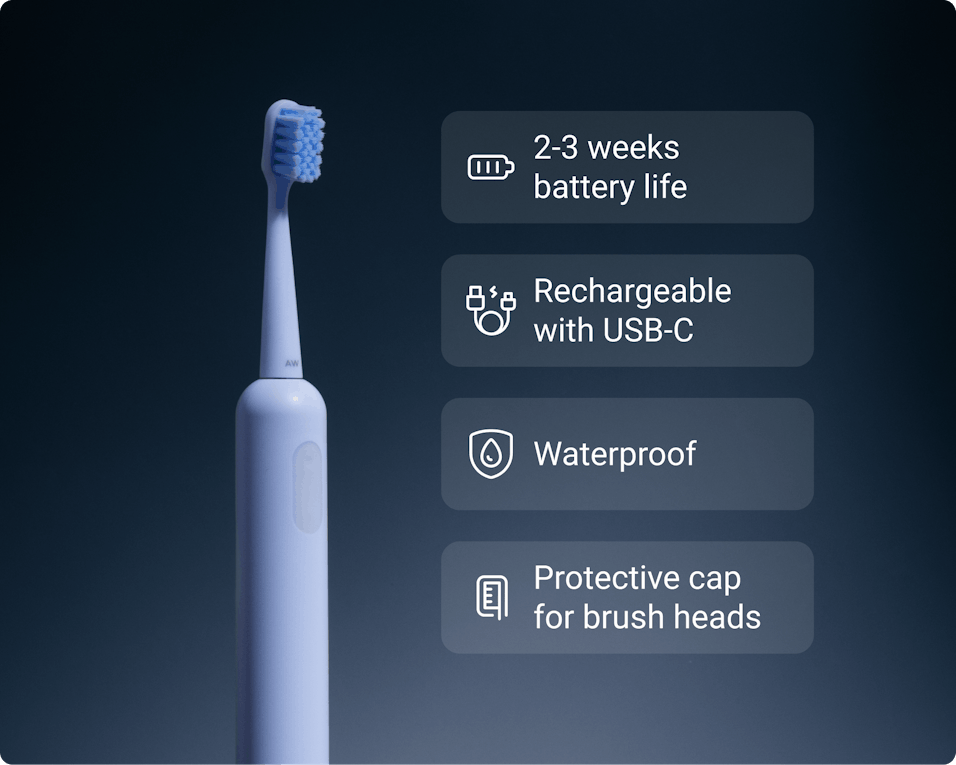 Alpine White, Sonic Toothbrush, Whitening, Toothbrush, Extra Soft