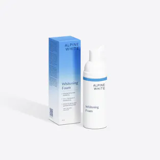 alpine white, whitening foam, bleaching, whitening