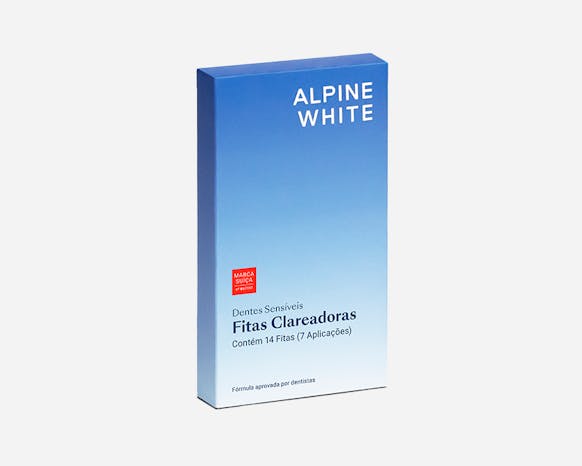 Fitas Clareadoras Dentais Sensíveis ALPINE WHITE