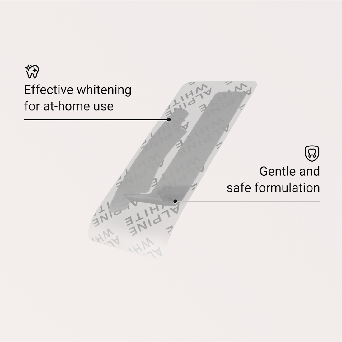 Whitening Strips, Bleaching, Alpine White