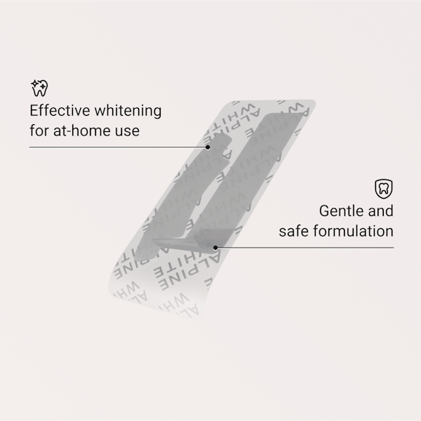 Whitening Strips, Bleaching, Alpine White