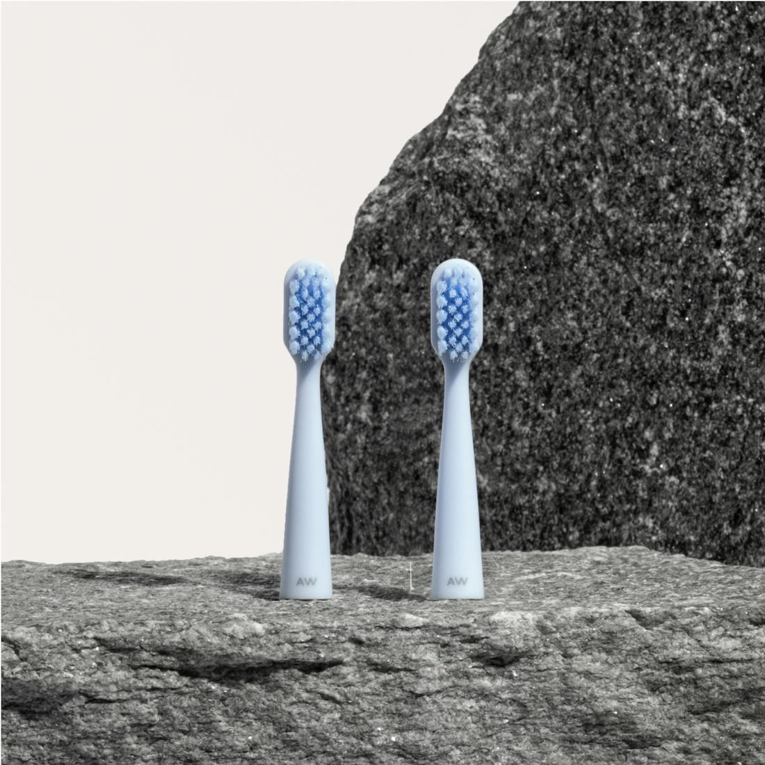 Sonic toothbrush brush heads, antibacterial bristles, replacement brush heads, soft toothbrush heads, effective plaque removal, gentle tooth cleaning, gum care, oral hygiene, toothbrush head replacement, sonic technology toothbrushes