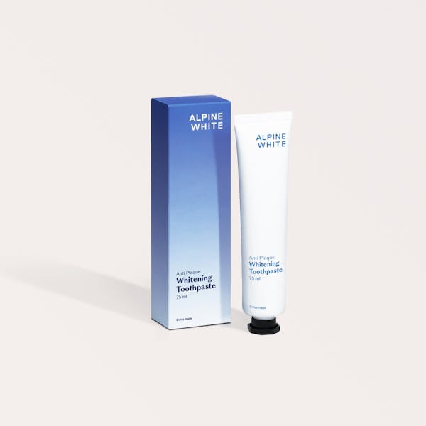 Alpine White, Whitening Toothpaste, Anti Plaque, Swiss Made