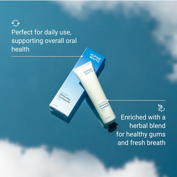 Alpine White, Whitening Toothpaste, Anti Plaque, Swiss Made