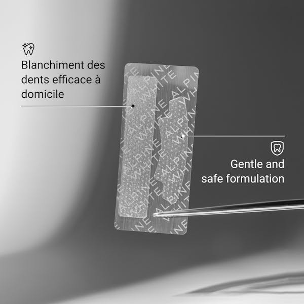 Bandes de blanchiment, bandes blanchissantes, Bleaching, Alpine White