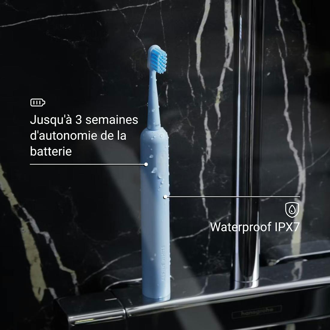 Alpine White, Brosse à dents sonique, Blanchiment, Brosse à dents, Extra douce