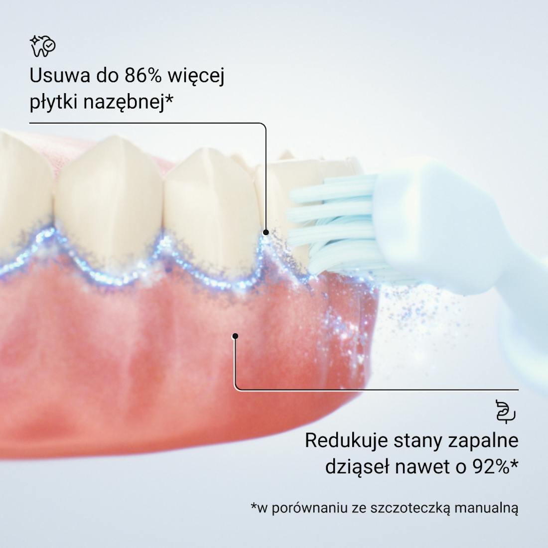 Alpine White, szczoteczka soniczna, wybielająca, szczoteczka do zębów, bardzo miękka