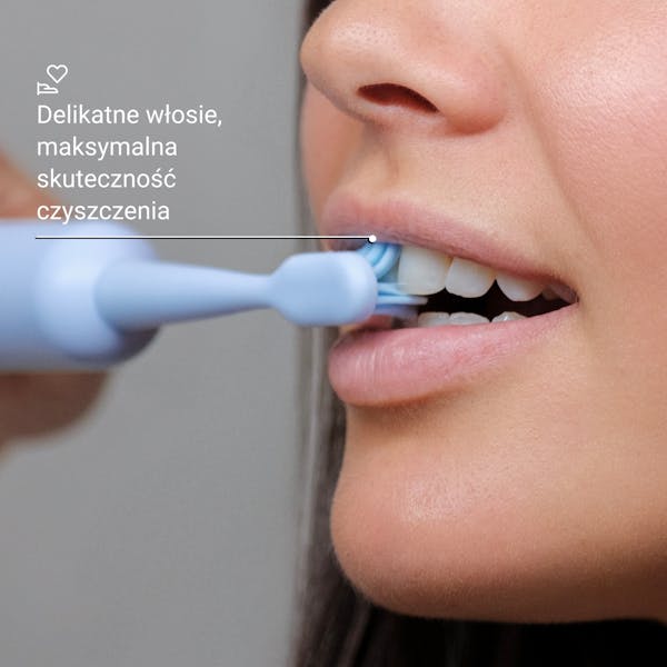 wymienne końcówki do szczoteczki sonicznej, antybakteryjne włókna, wymienne główki, miękkie końcówki do szczoteczki, skuteczne usuwanie płytki nazębnej, delikatne czyszczenie zębów, ochrona dziąseł, higiena jamy ustnej, wymiana końcówki do szczoteczki, szczoteczka soniczna