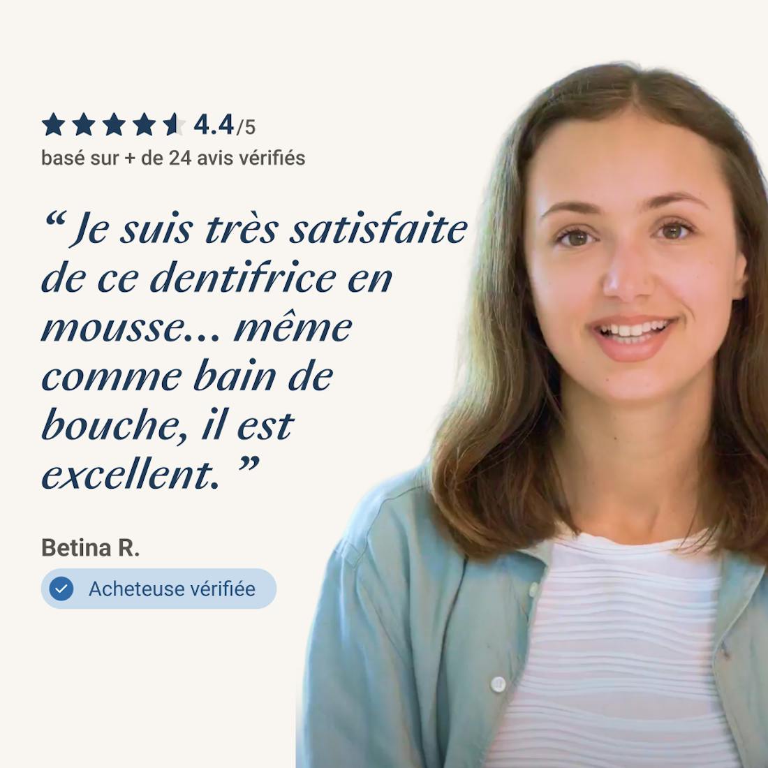 Mousse blanchissante 2-en-1 Alpine White, pour des dents visiblement plus blanches et une haleine fraîche immédiate. Formule suisse innovante, sans peroxyde, idéale à domicile ou en déplacement.