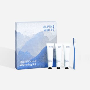 alpine white, christmas box, toothbrush, whitening toothpaste, bleaching