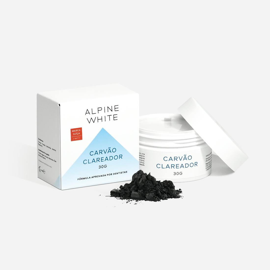 Alpine White Carvão Clareador