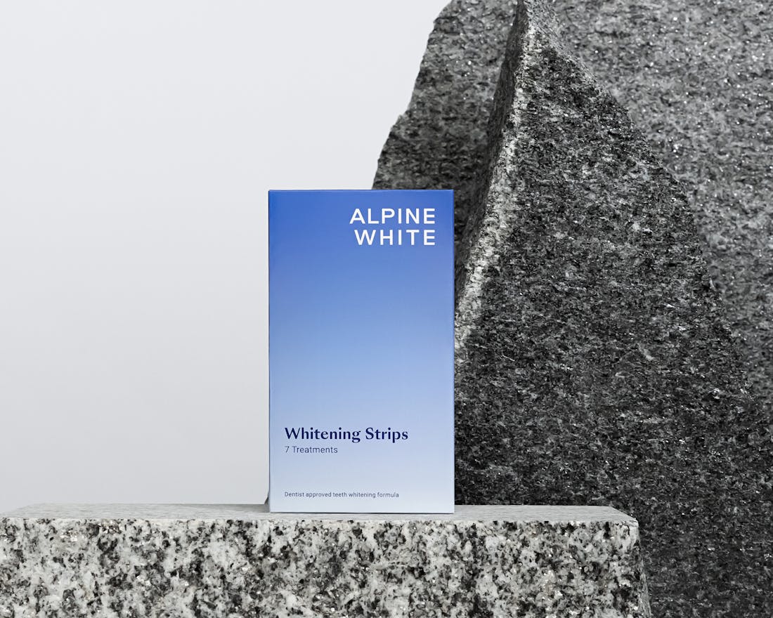 alpine white, whitening strips