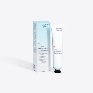 alpine white, anti plaque, whitening toothpaste
