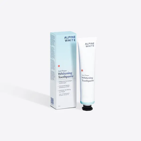 alpine white, anti plaque, whitening toothpaste