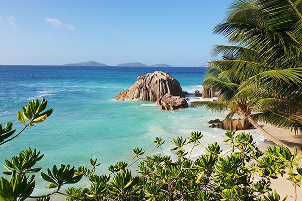 Beach in the Seychelles