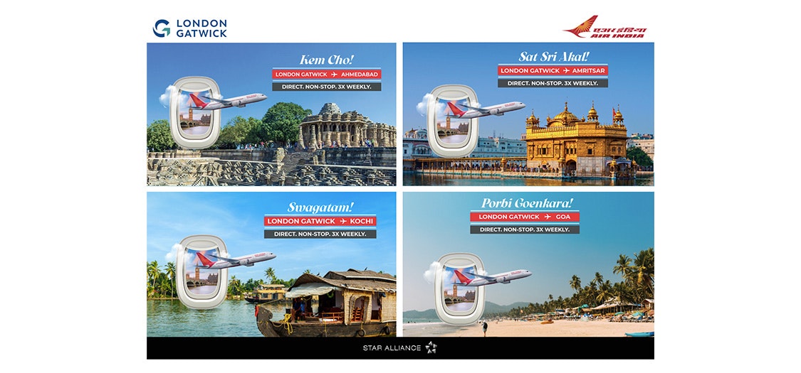 Air India New Routes Banner