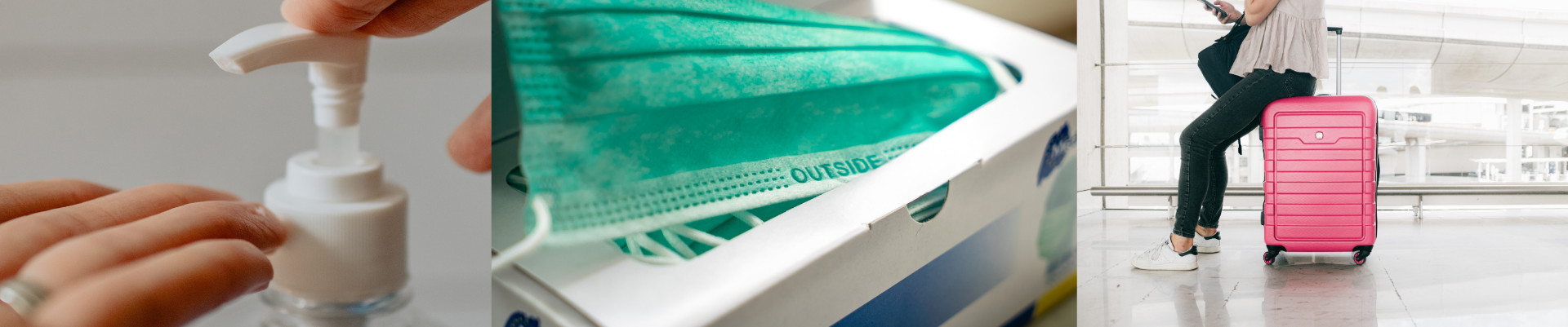 Picture of a face mask dispenser