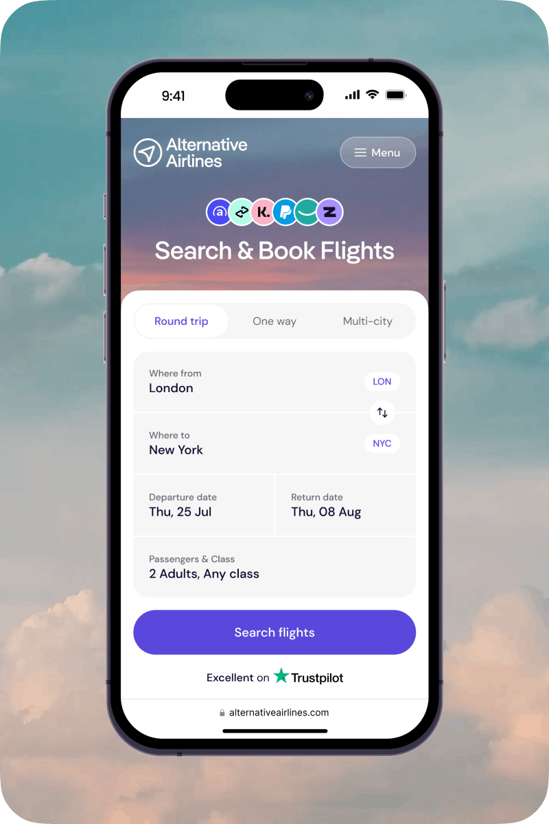 Search form mobile screenshot