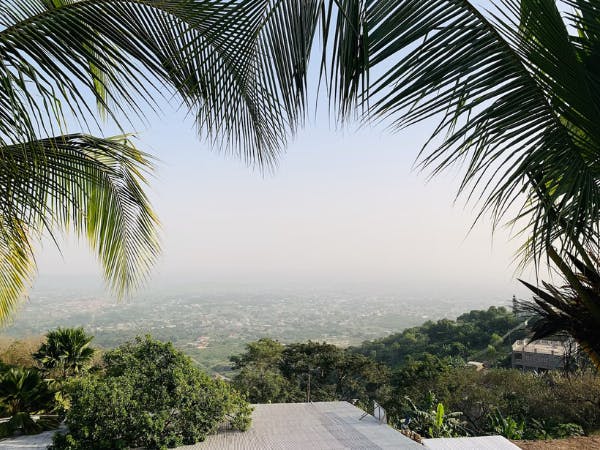 A view of Peduase, Volta, Ghana