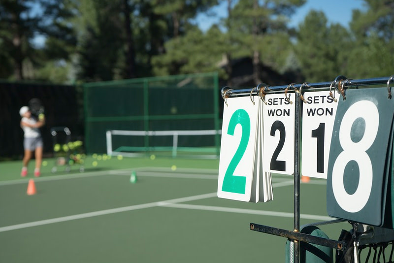 Tennis court in London