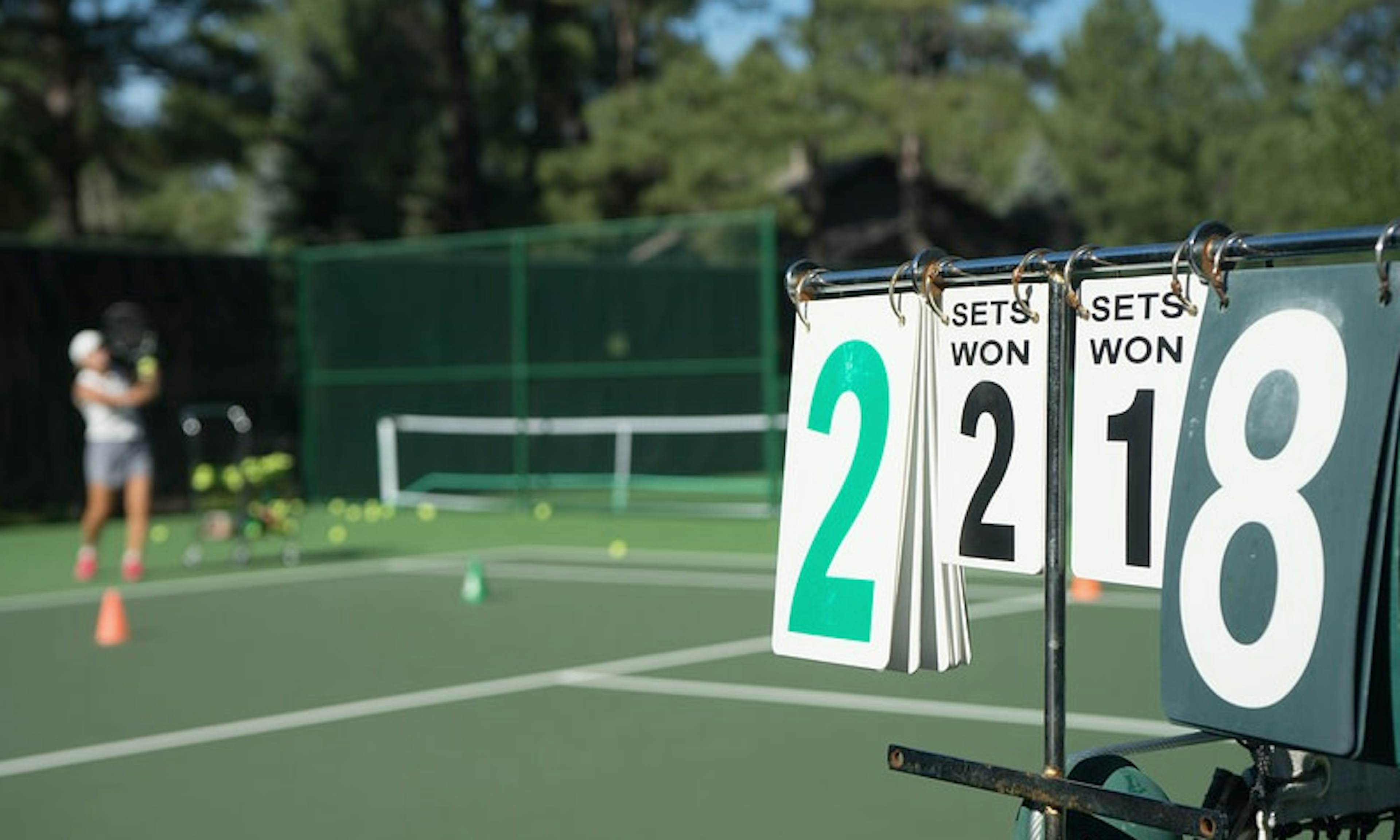 Tennis court in London