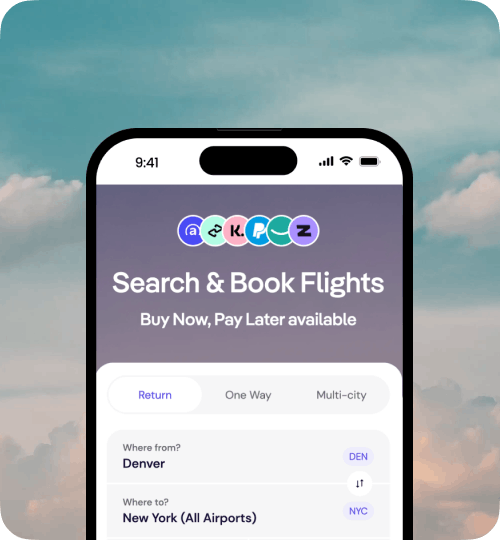Mobile screenshot of search form