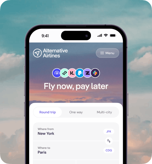Mobile screenshot of search form