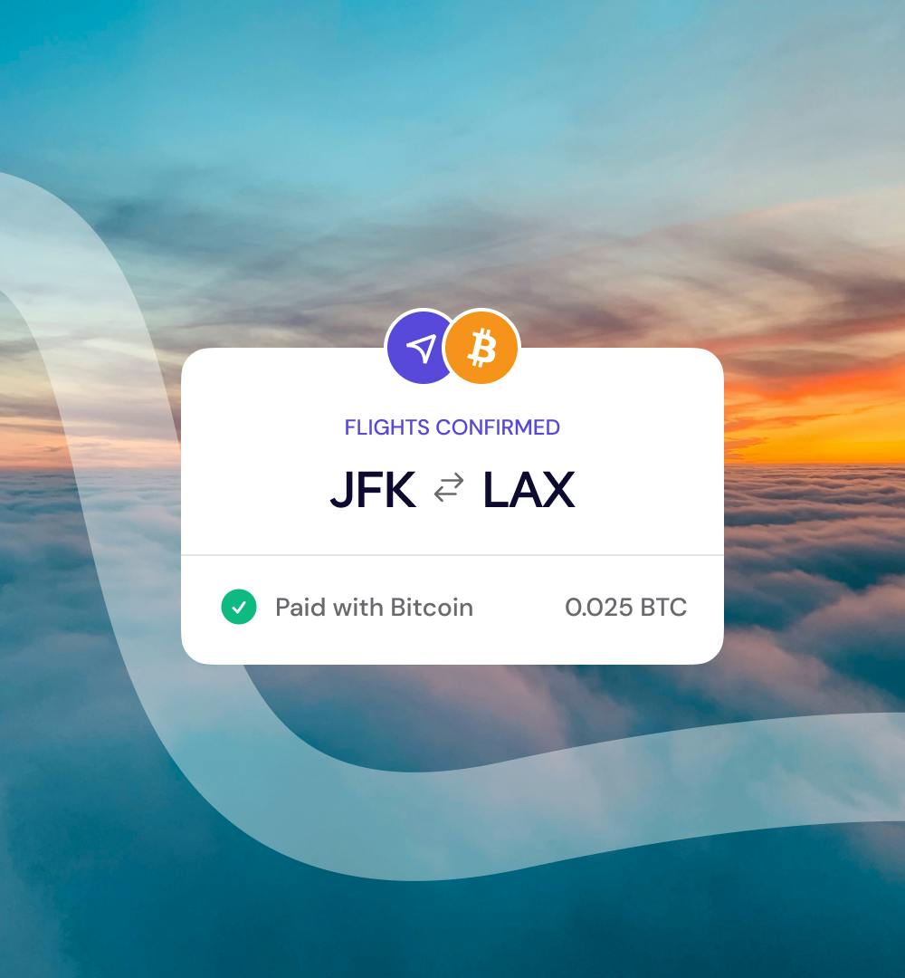 Book Flights with Crypto Through Coinbase