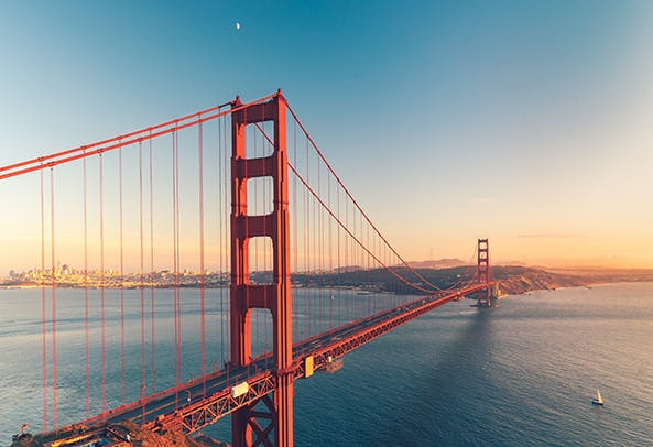 Golden Gate Bridge in San Franciso, United States
