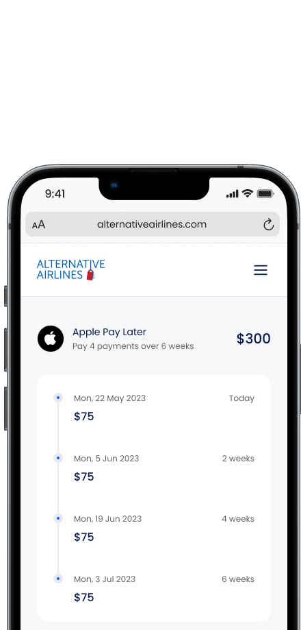 Apple Pay Later plan