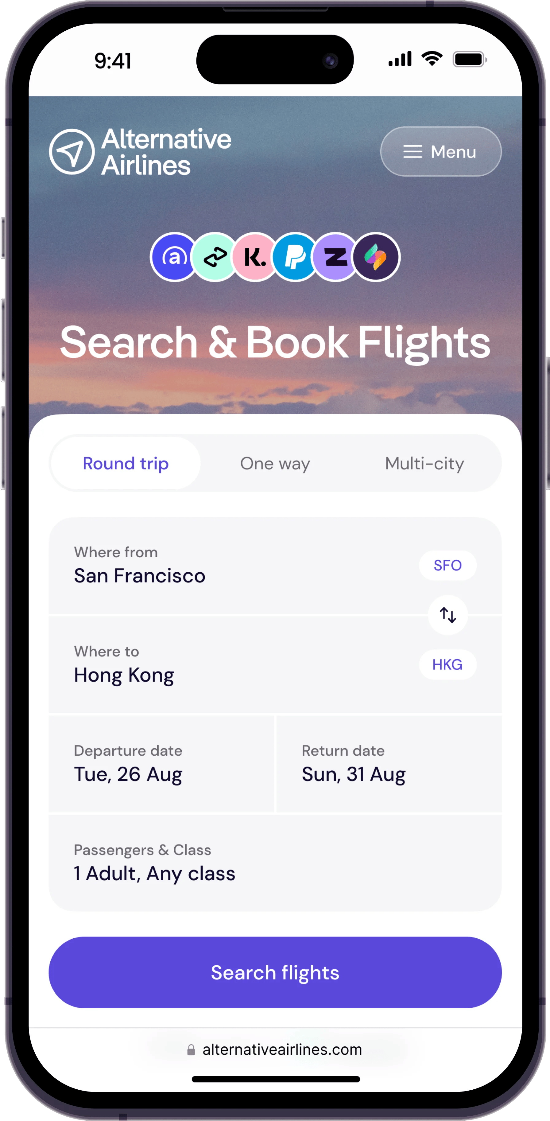 Flights to Bitcoin Asia | Alternative Airlines