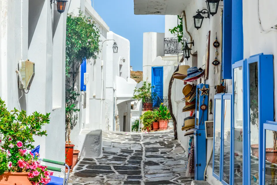 Greece old town Mykonos