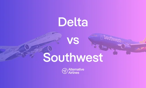 Delta vs Southwest blog image banner