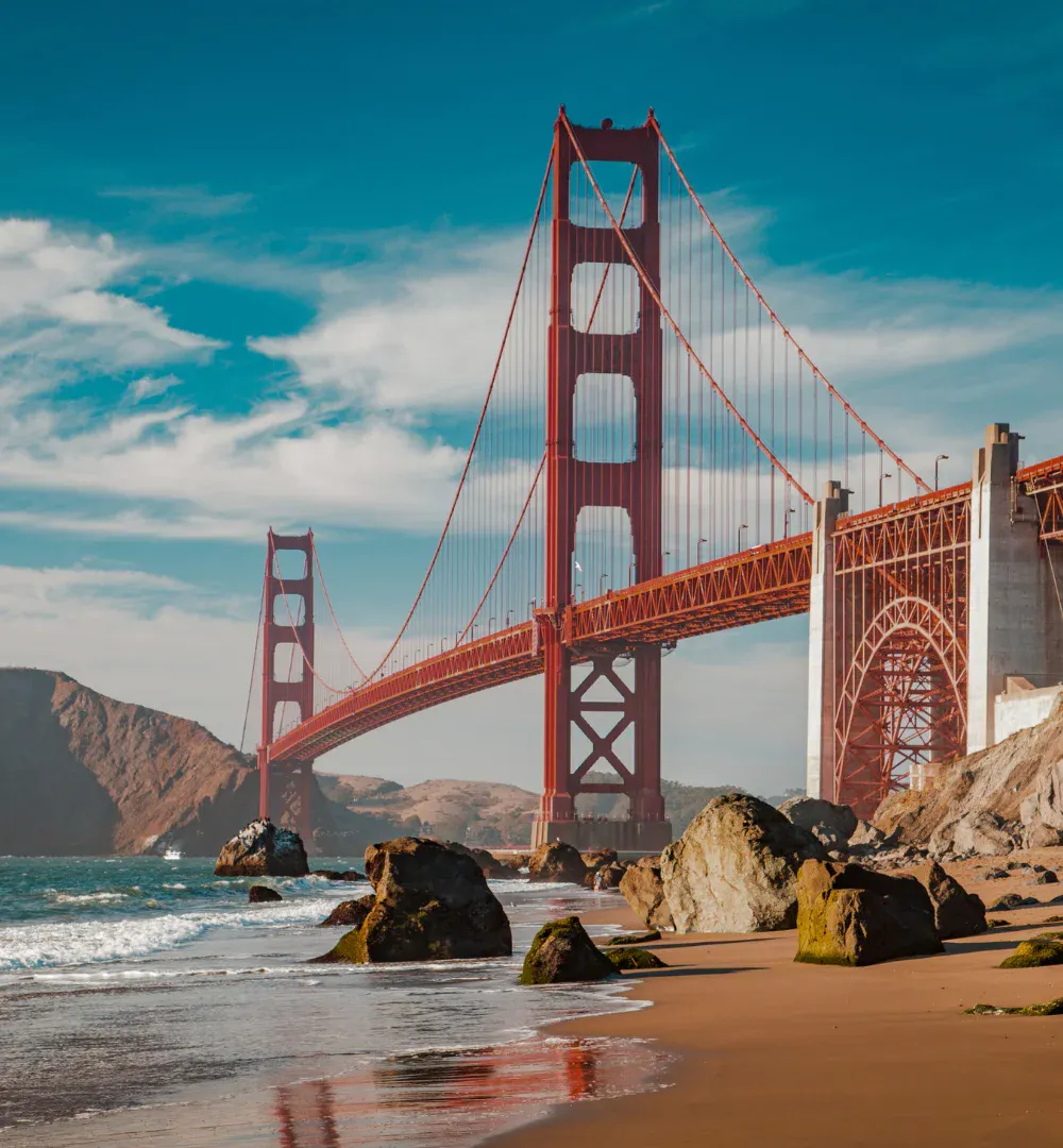 Golden Gate Bridge in San Francisco, USA