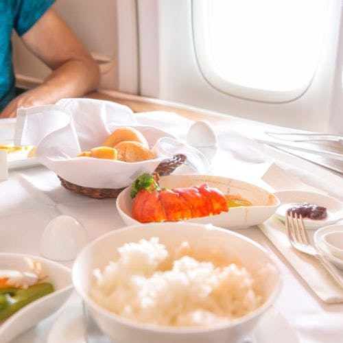 Airline food
