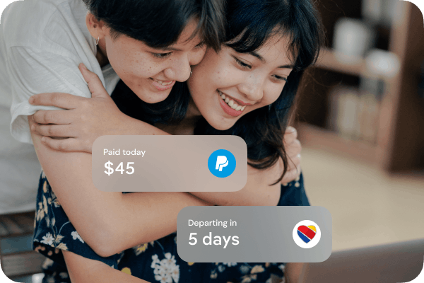 Buy Southwest flights with PayPal