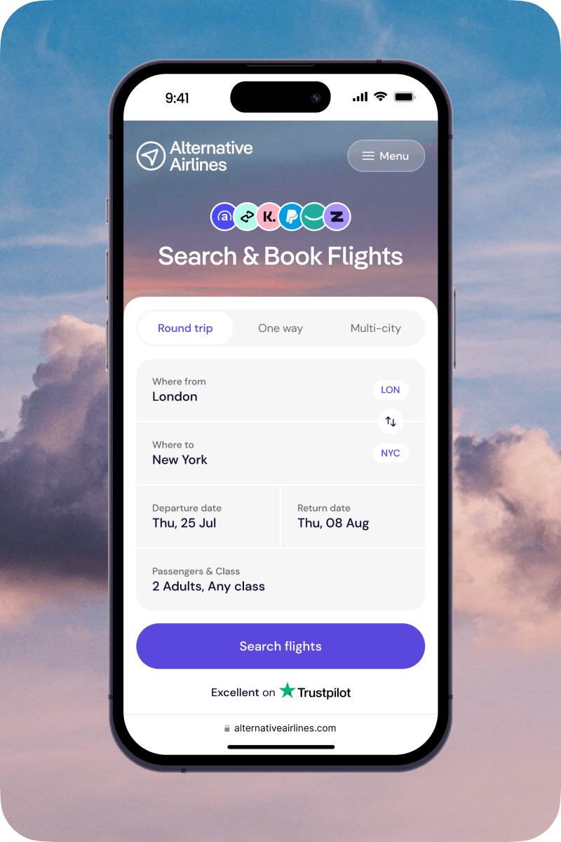Search form mobile screenshot