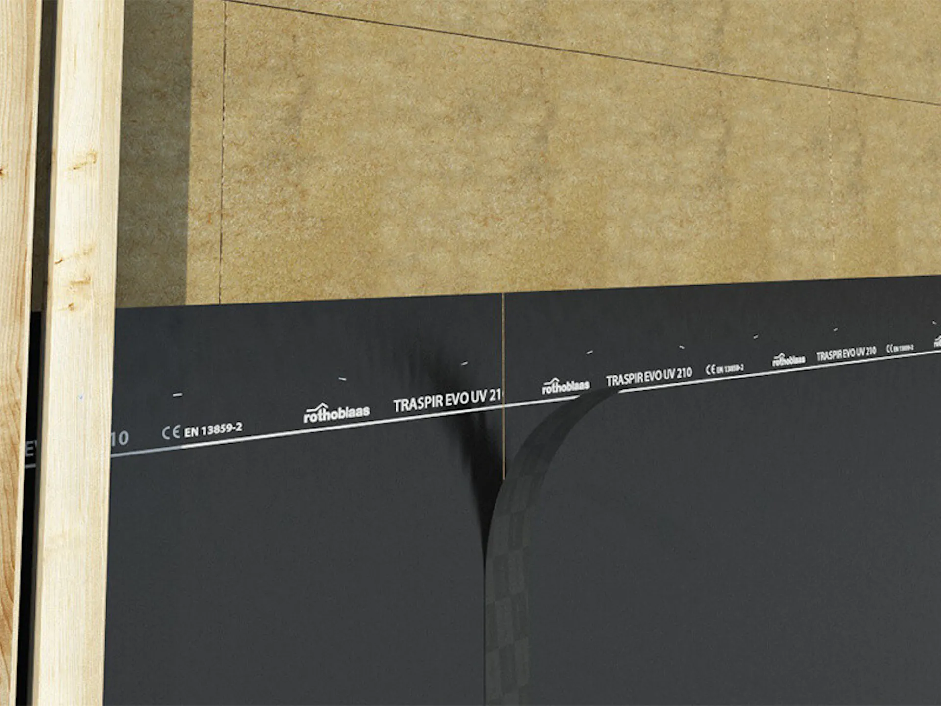 Byggingarlímband UV þolið 60mm x 25m