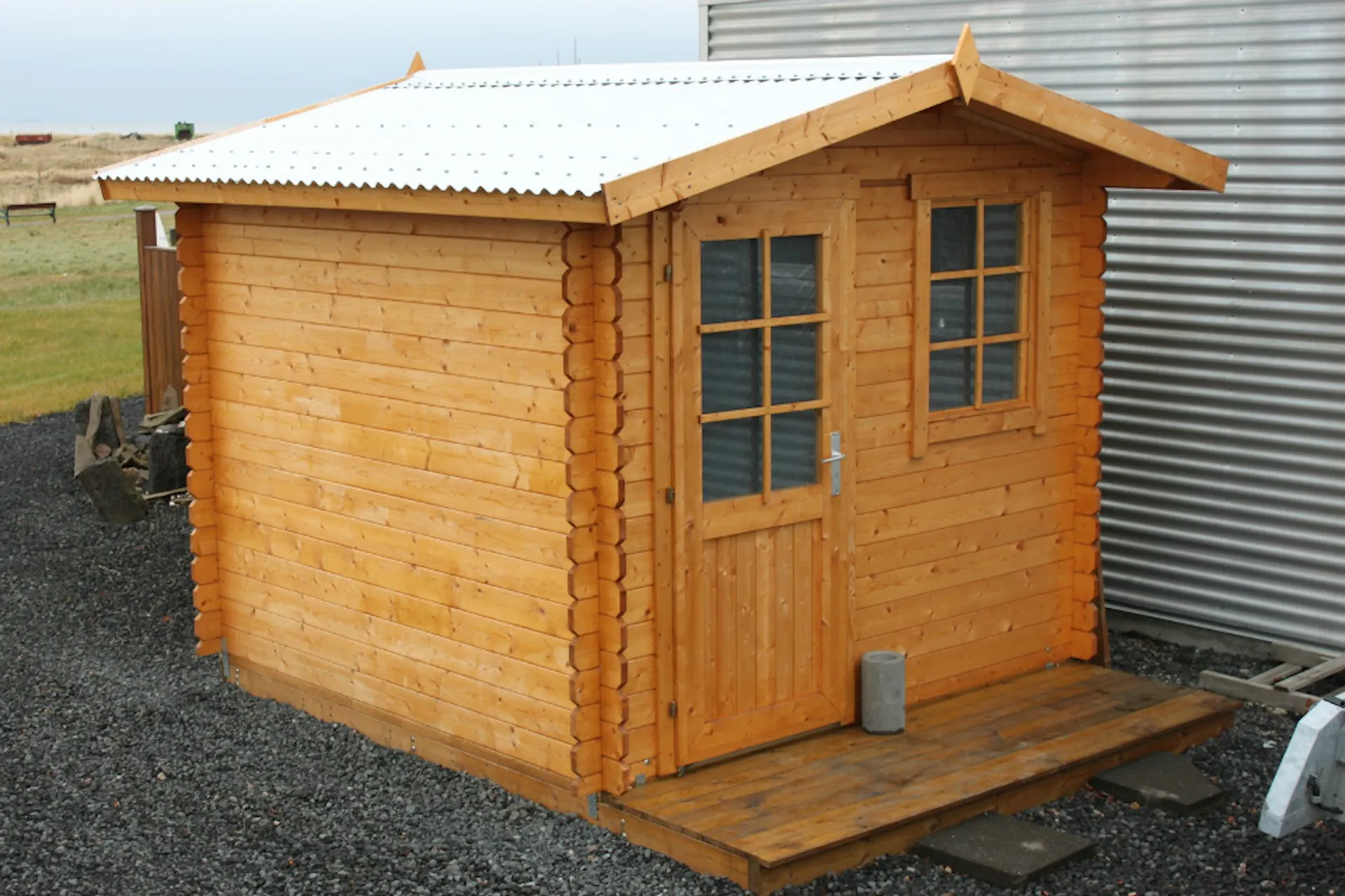 Jarðvegsskrúfur f/garðhús